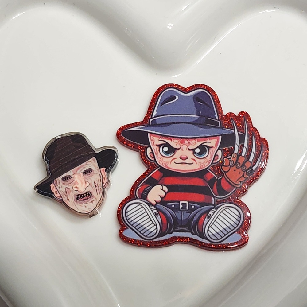 Horror Halloween Flatback Focal Bead Badge Beaded Pen Crafts Dreams Scary